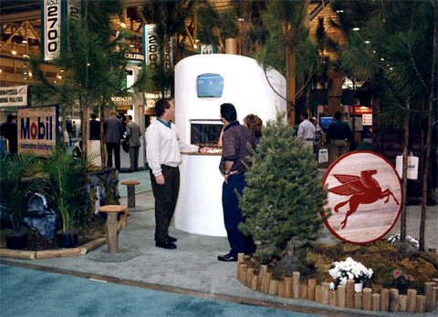 Mobil - TAPPI (Paper & Pulp) tradeshow kiosk