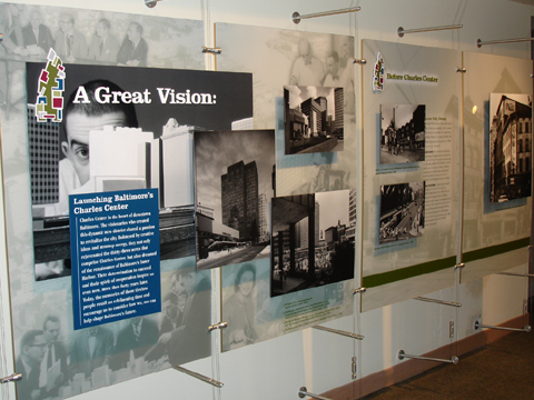 Johns Hopkins University Charles Center close-up