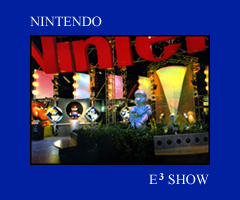 leap-jet fountains in Nintendo exhibit at E3 Show